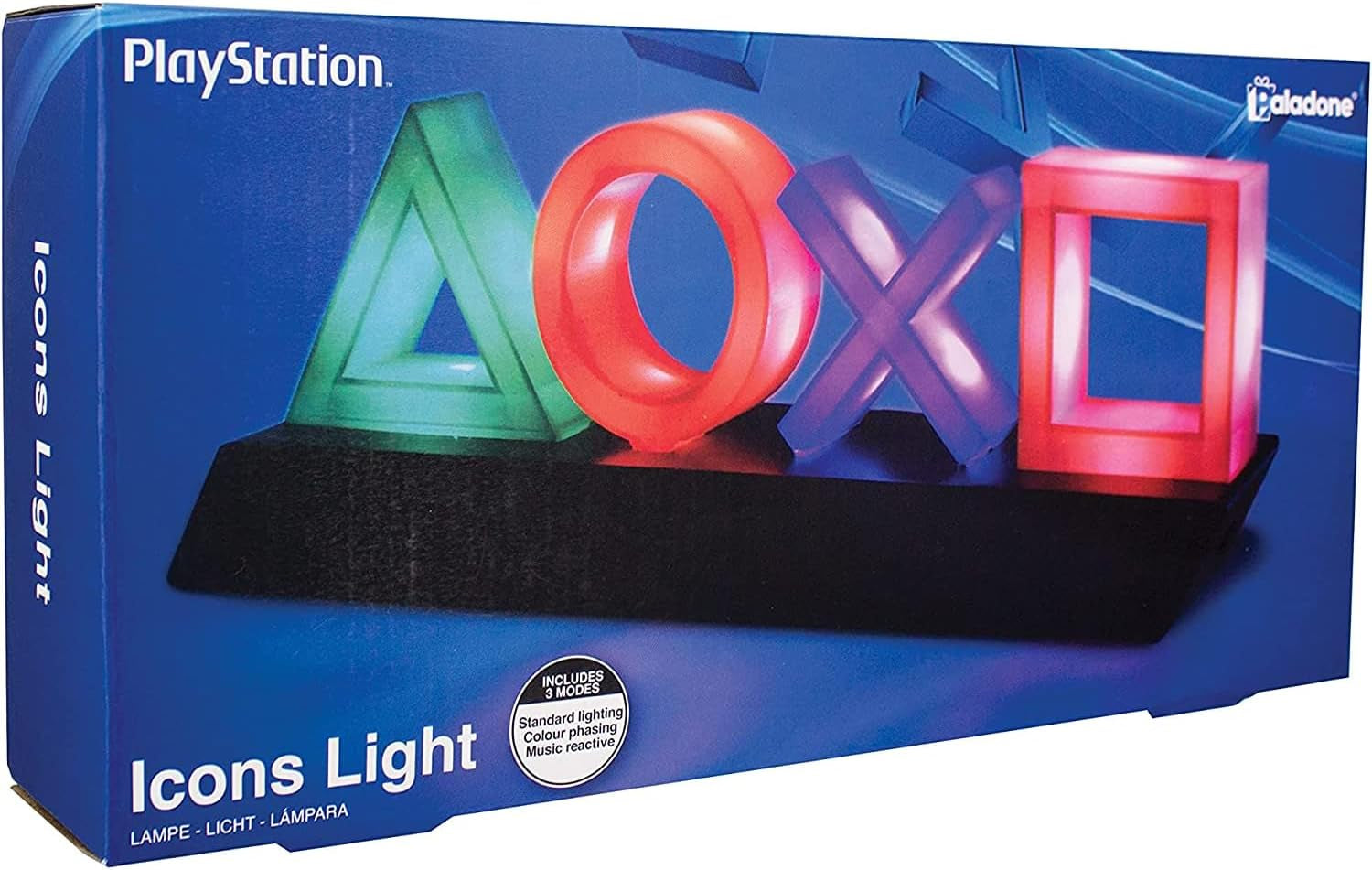 Playstation Controller Icons Light with 3 Light Modes - Sound Reactive, Dynamic Phasing, and Standard Mode