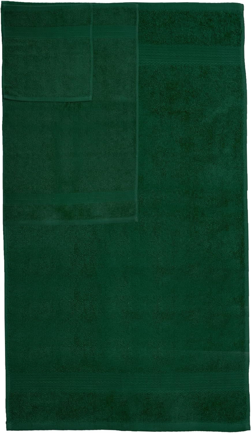 100% Green Cotton Luxury 6 Piece Towels Set