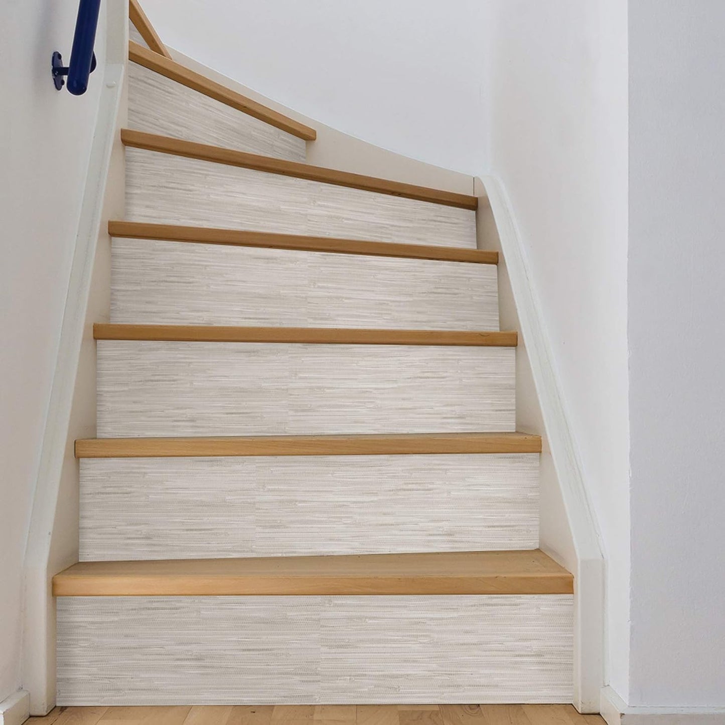 Cream Grass weave Peel & Stick Wallpaper, Neutral