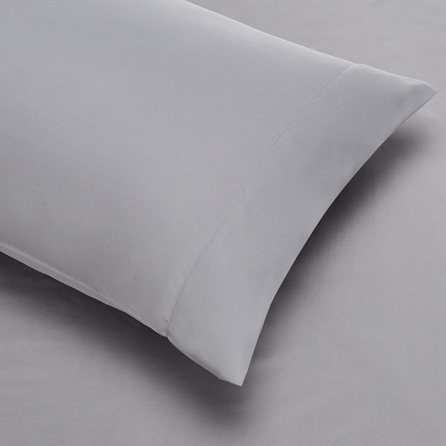 7-Piece Gray Calvin Stripe Bedding, Full/Queen Comforter Set with Sheets