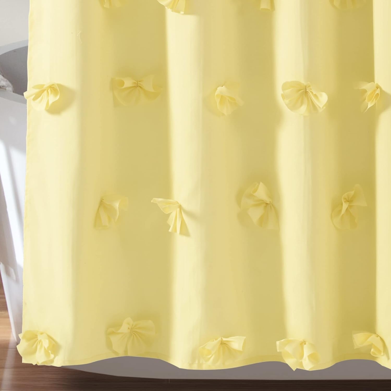 Riley Shower Curtain, 72" X 72", Yellow