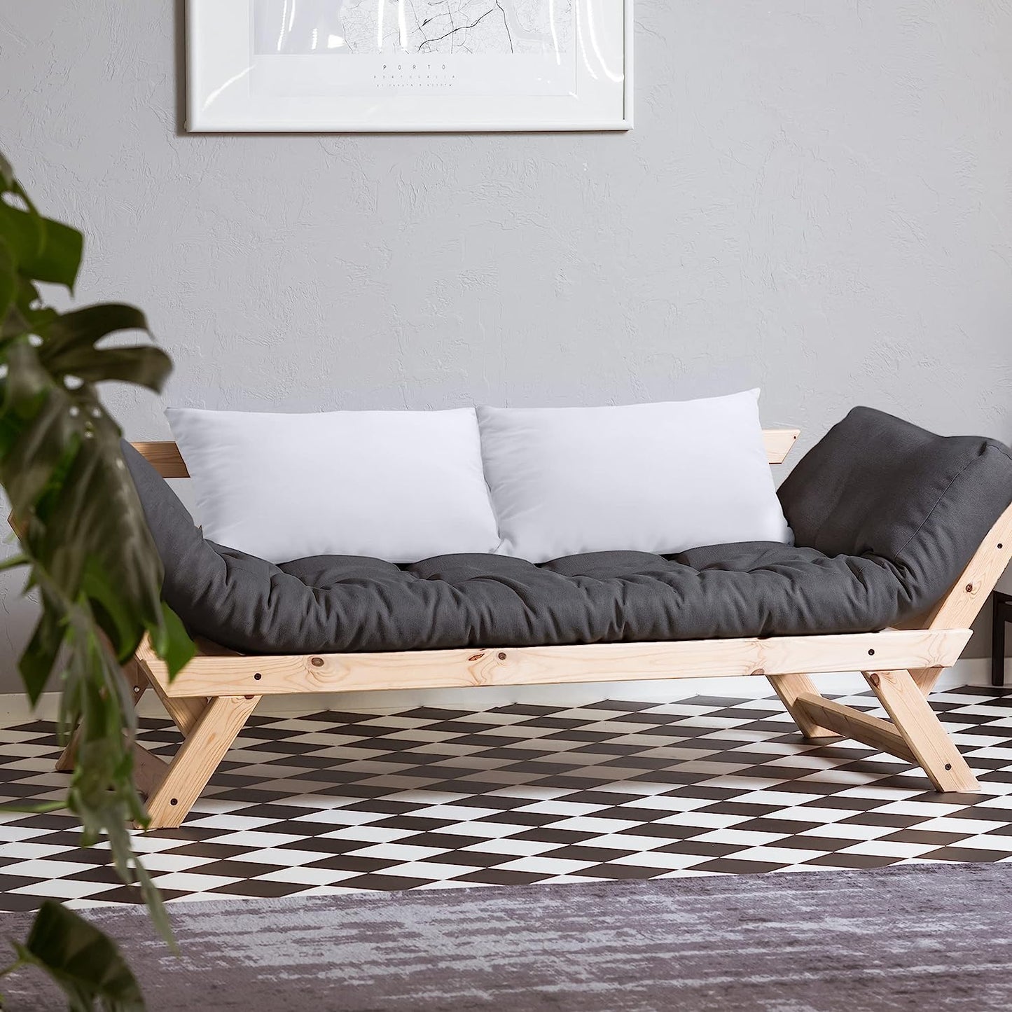 Throw Pillows Insert (Pack of 2, White) - 12 X 20 Inches Bed and Couch Pillows - Indoor Decorative Pillows