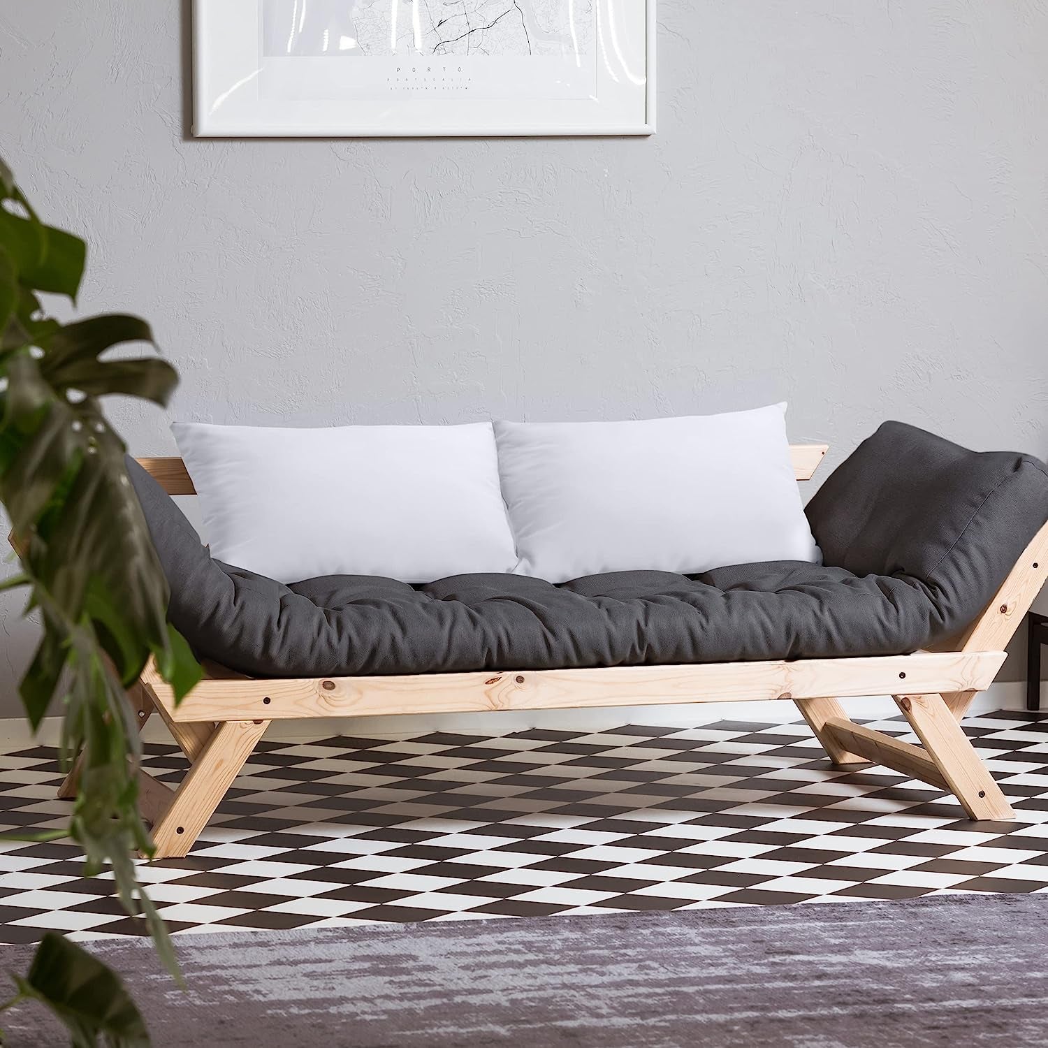 Throw Pillows Insert (Pack of 2, White) - 12 X 20 Inches Bed and Couch Pillows - Indoor Decorative Pillows