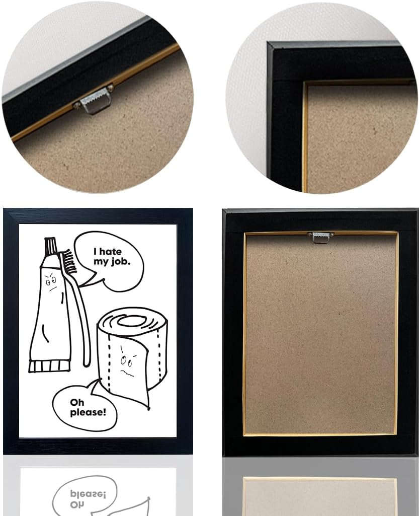 Black and White Bathroom Wall Decor Funny Bathroom Quote Wall Art Framed