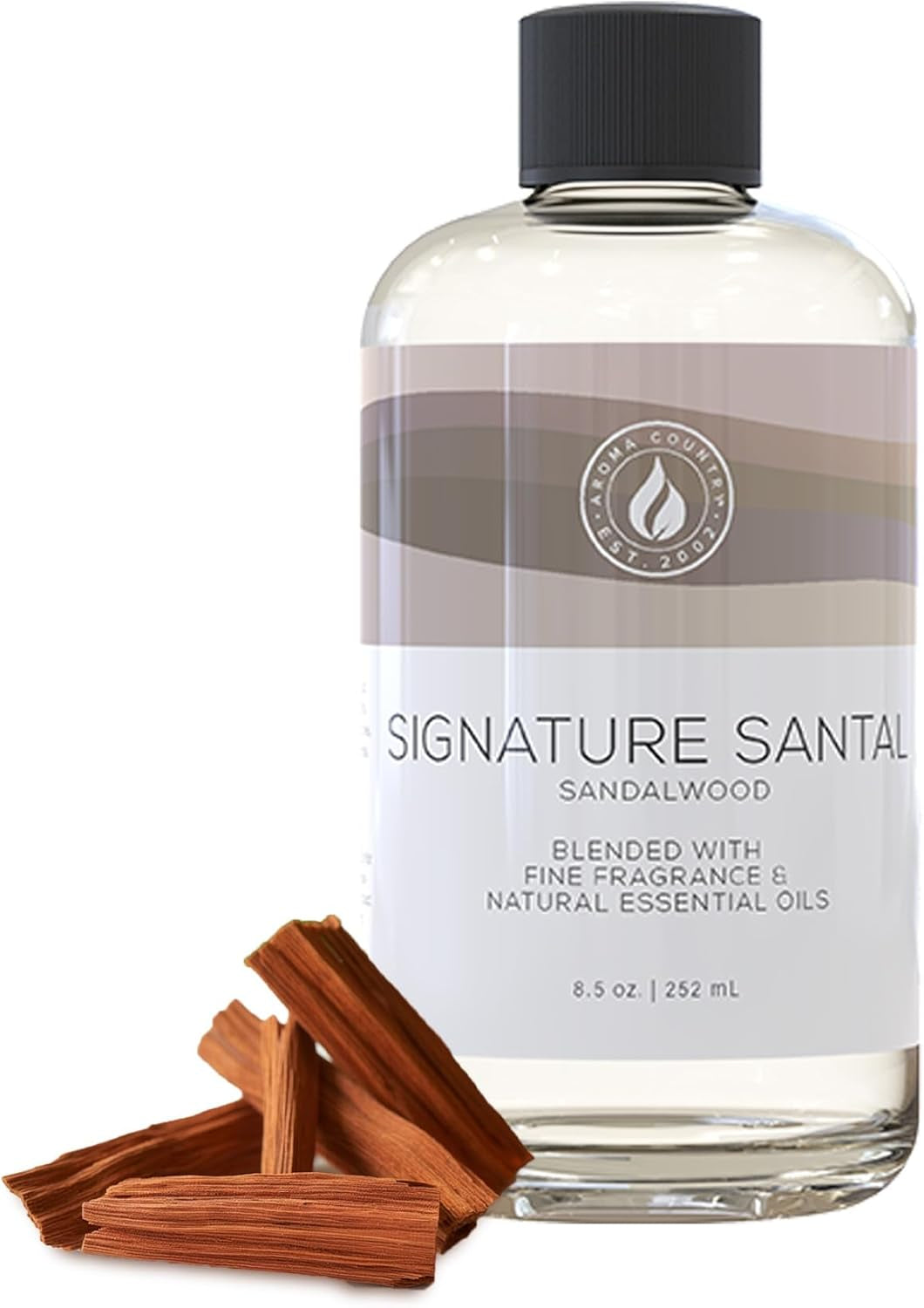 Signature Santal Diffuser Oil - Sandalwood Scented Oil (8.5 Fl. Oz)