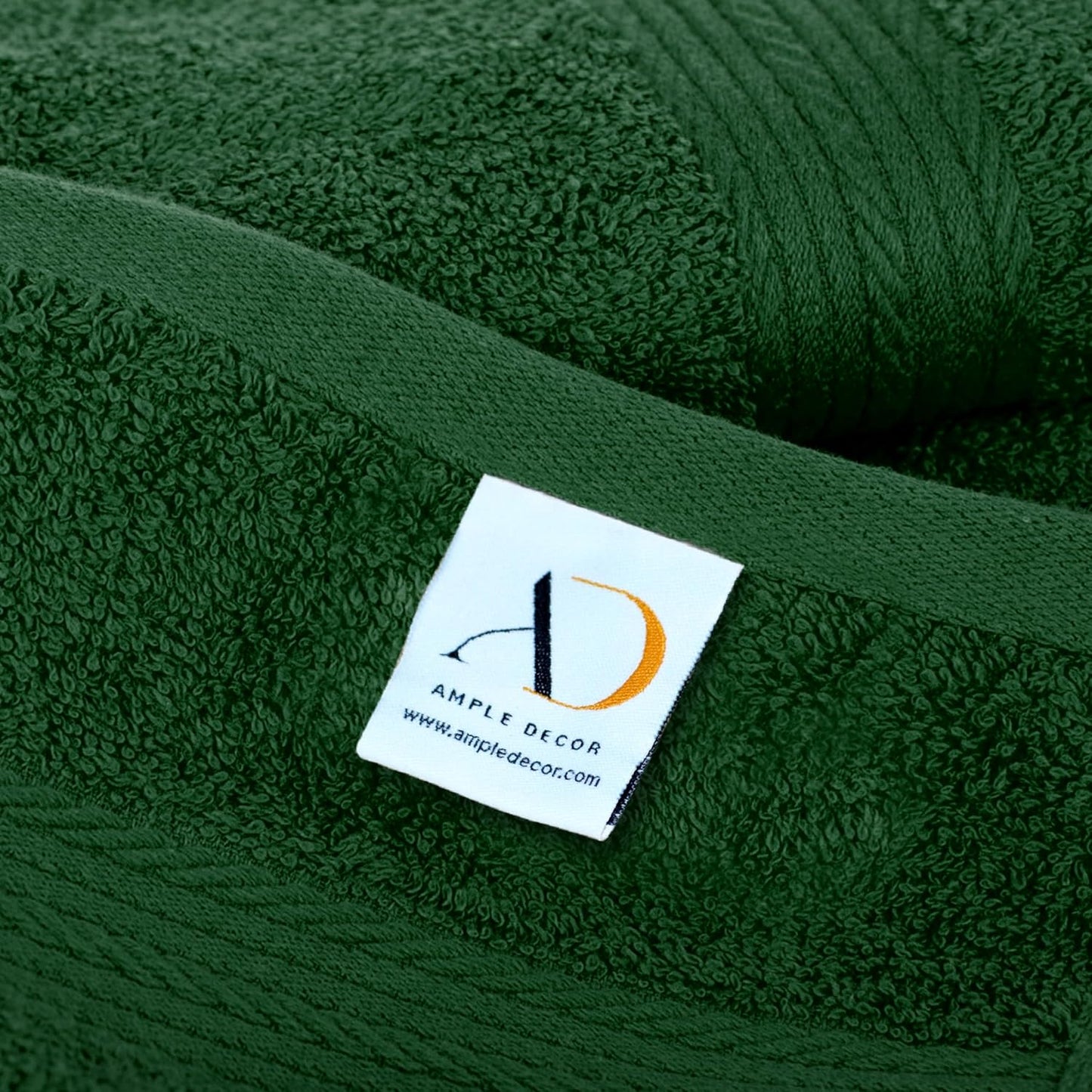 100% Green Cotton Luxury 6 Piece Towels Set