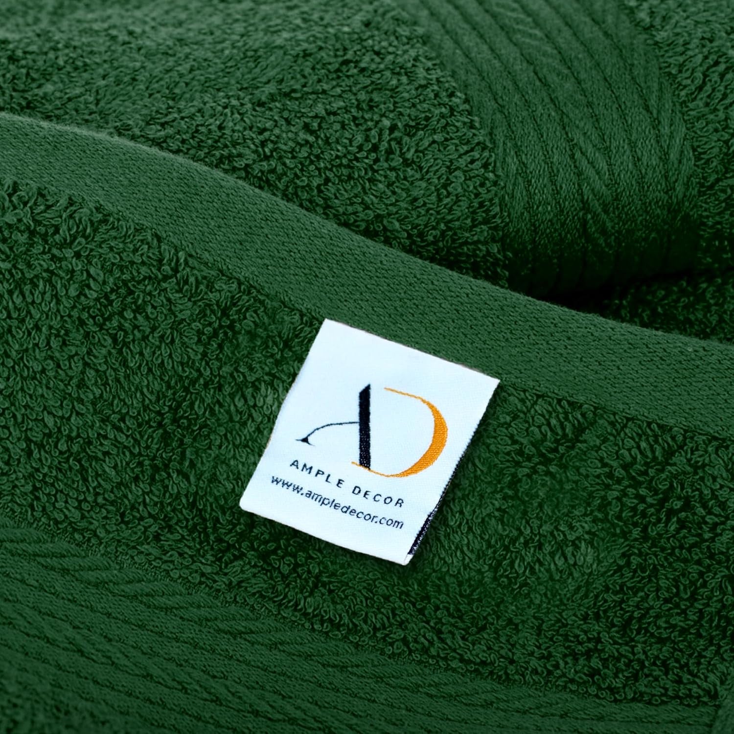 100% Green Cotton Luxury 6 Piece Towels Set