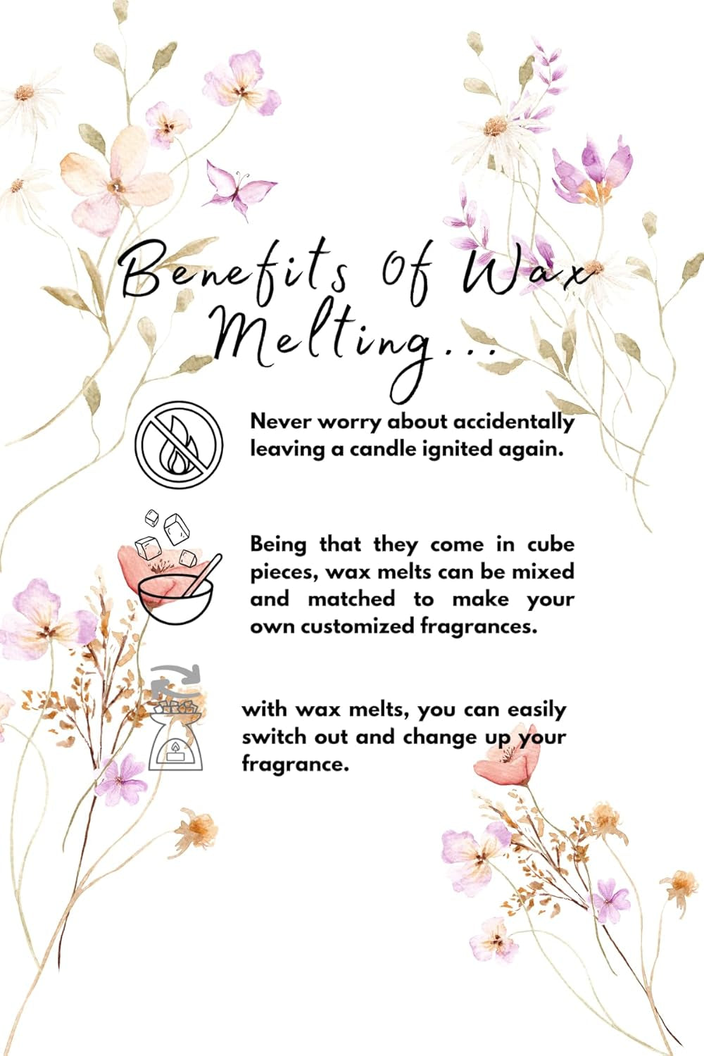 Soy Wax Melts, Clean Cotton Wax Melts Made with 100% Soy and Essential Fragrance Oils, Pack of 3