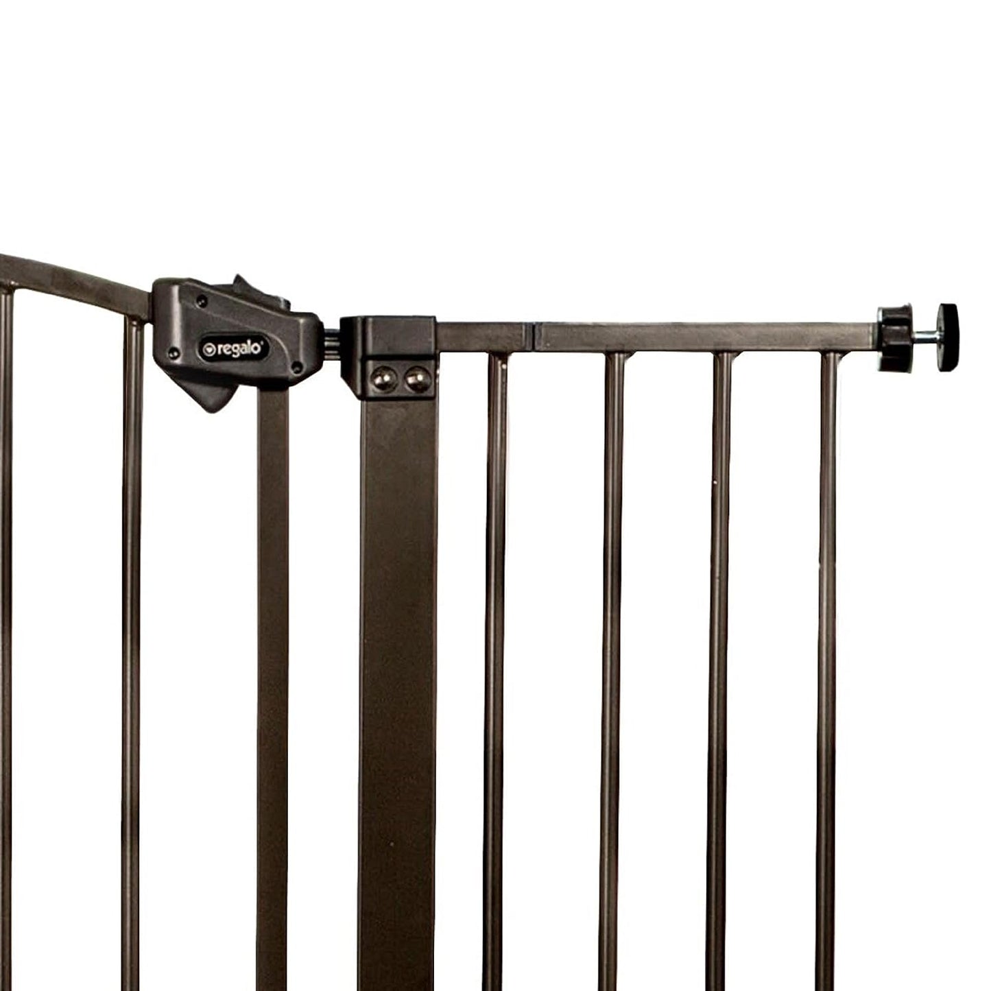 Easy Step Extra Tall Arched Décor Walk Thru Baby Gate, Includes 4-Inch Extension Kit, 4 Pack Pressure Mount Kit and 4 Pack Wall Mount Kit, Bronze, 36-Inches Tall (Pack of 1)