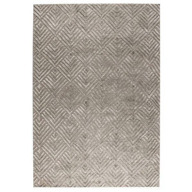 Handmade Salem Taupe Rug (India)