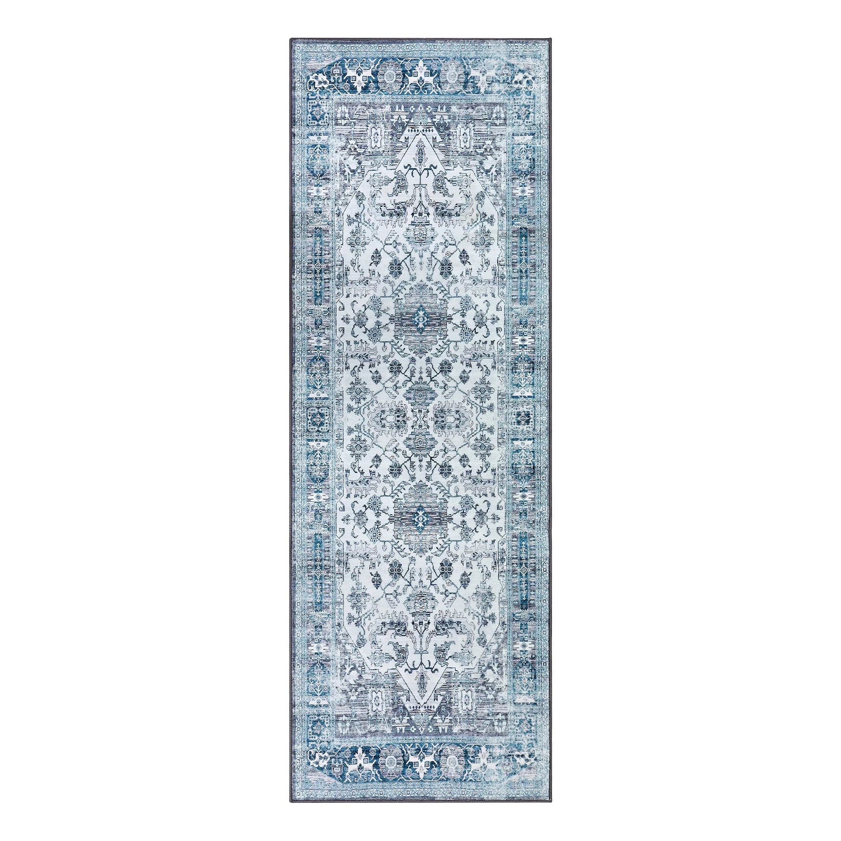 Glowsol Area Rugs Distressed Vintage Accent Carpet for Living Room Washable Rug