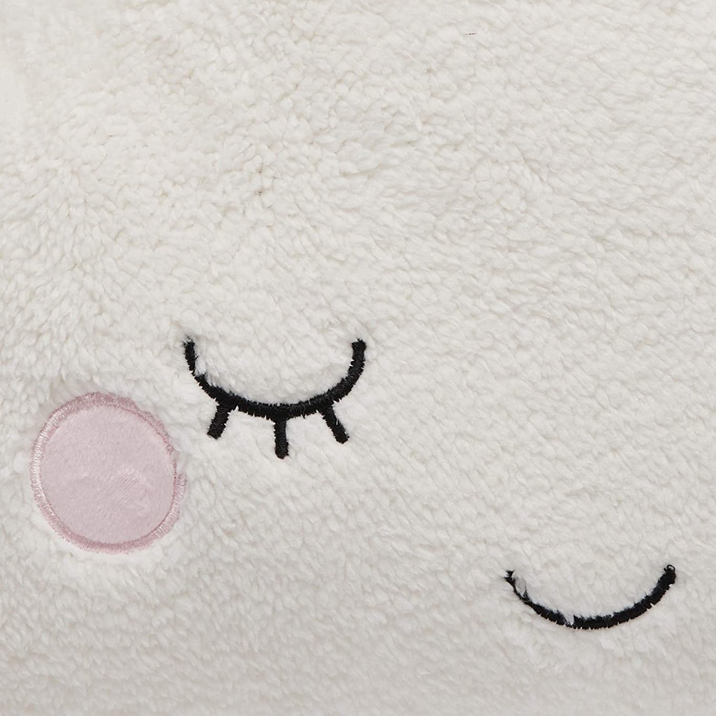 Little Love by - Plush Cloud Shaped Decorative Pillow, Decorative Nursery Pillow, Playroom Décor, Cute Throw Pillows, White, 1 Count (Pack of 1)