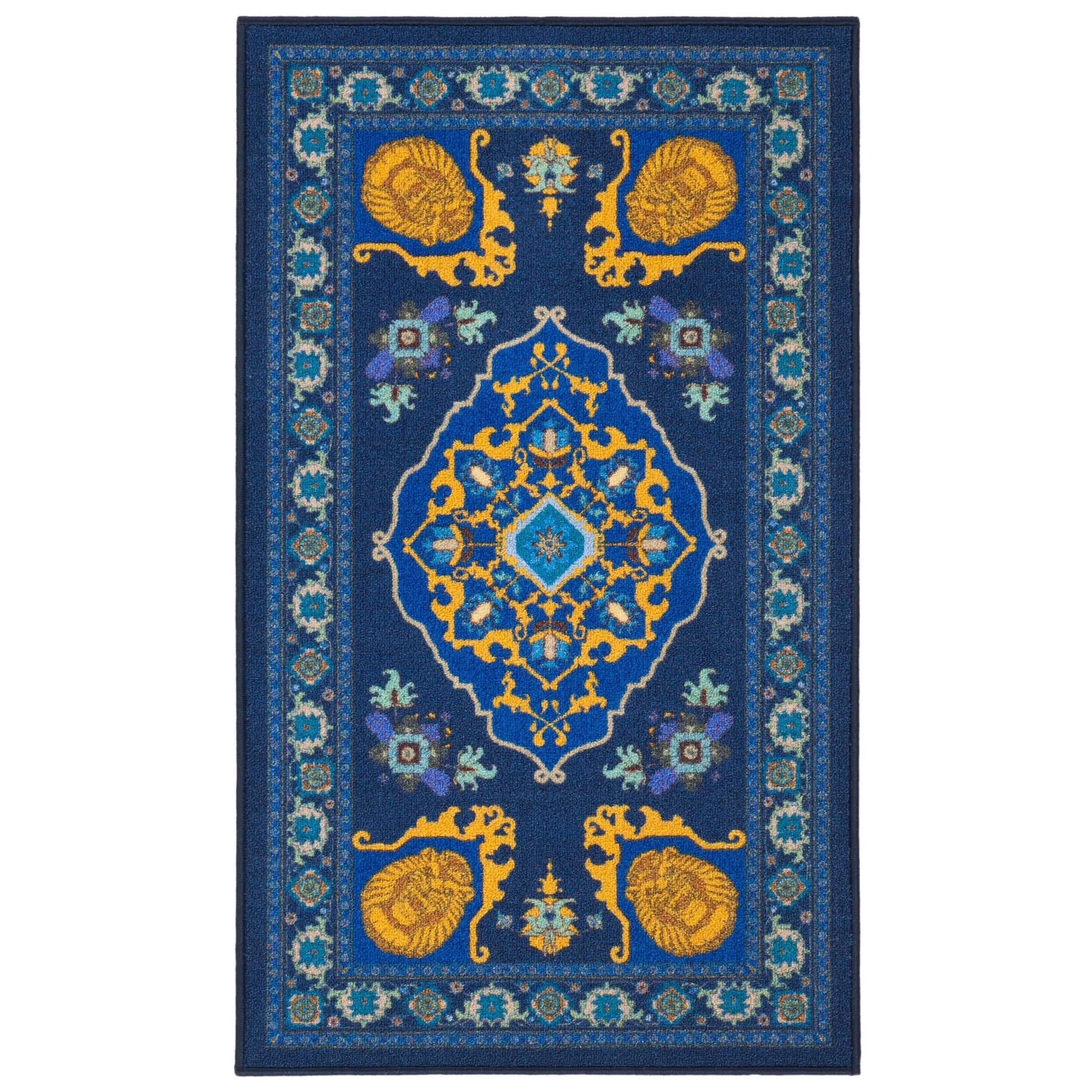 SAFAVIEH Machine Washable Slip Resistant Collection Inspired by 'S Live Action Film Aladdin- Magic Carpet Rug
