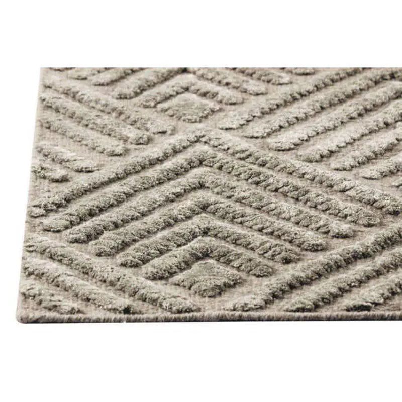 Handmade Salem Taupe Rug (India)