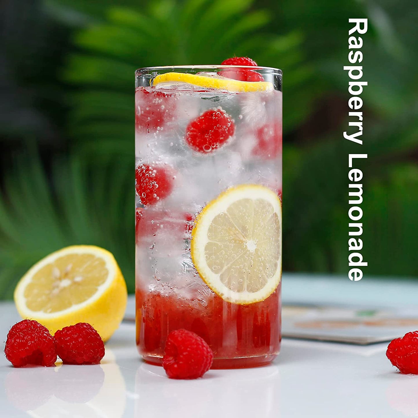 Drinking Glasses 19 Oz, Thin Highball Glasses Set of 4,Clear Tall Glass Cups for Water, Juice, Beer, Drinks, and Cocktails and Mixed Drinks