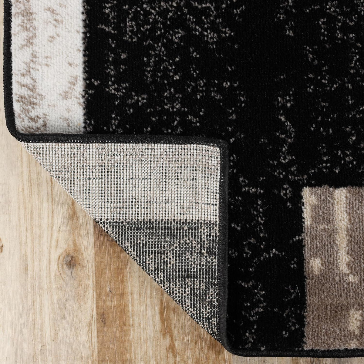 Rockwood Modern Geometric Indoor Area Rug, 3'X5', Ivory Beige