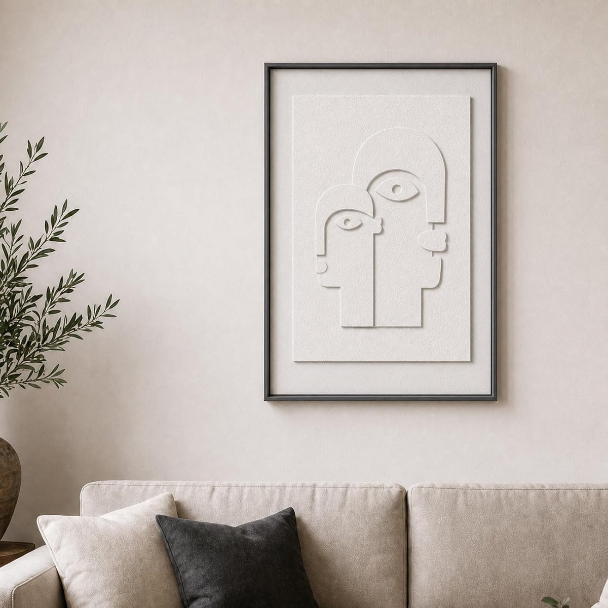 3D Wall Art, Boho Home Decor Essential, White Color, 16X24 In
