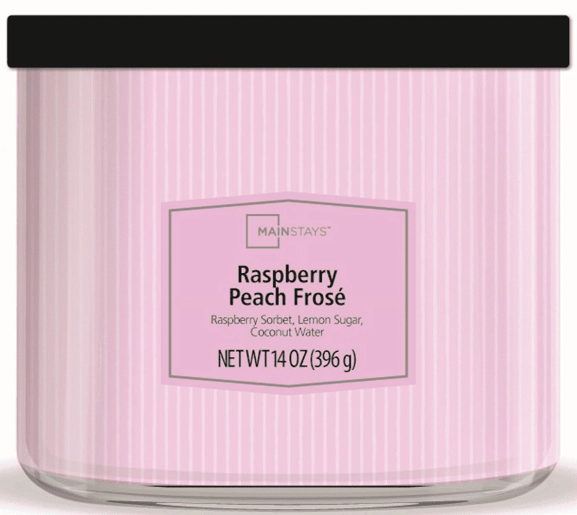 3-Wick Textured Wrap Raspberry Peach Frose, 14-Ounce