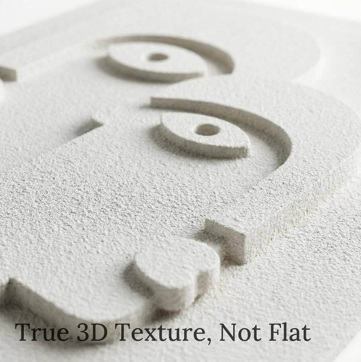 3D Wall Art, Boho Home Decor Essential, White Color, 16X24 In