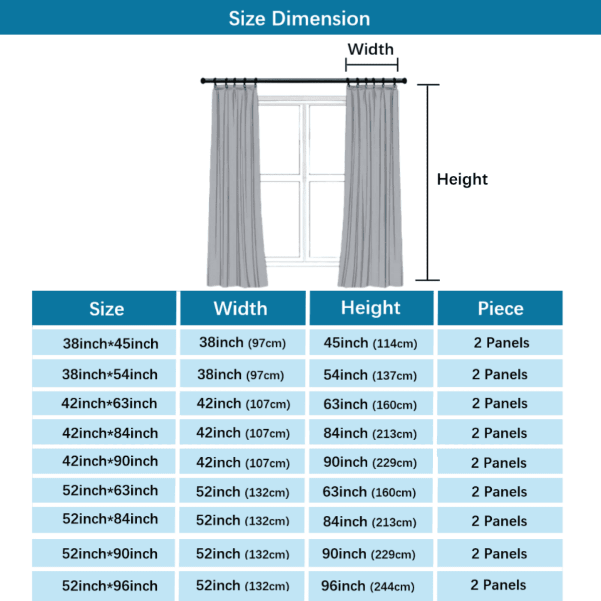 Chic Flower Blackout Curtains Set of 2 (52X84 Each), Botanical Plants Window Curtains, Spring Garden Curtains and Drapes