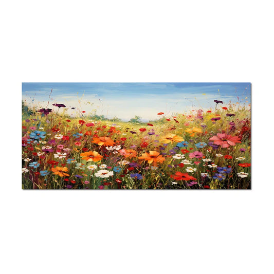 Colorful Wildflowers Meadow Blooms I - Wildflowers Wall Decor