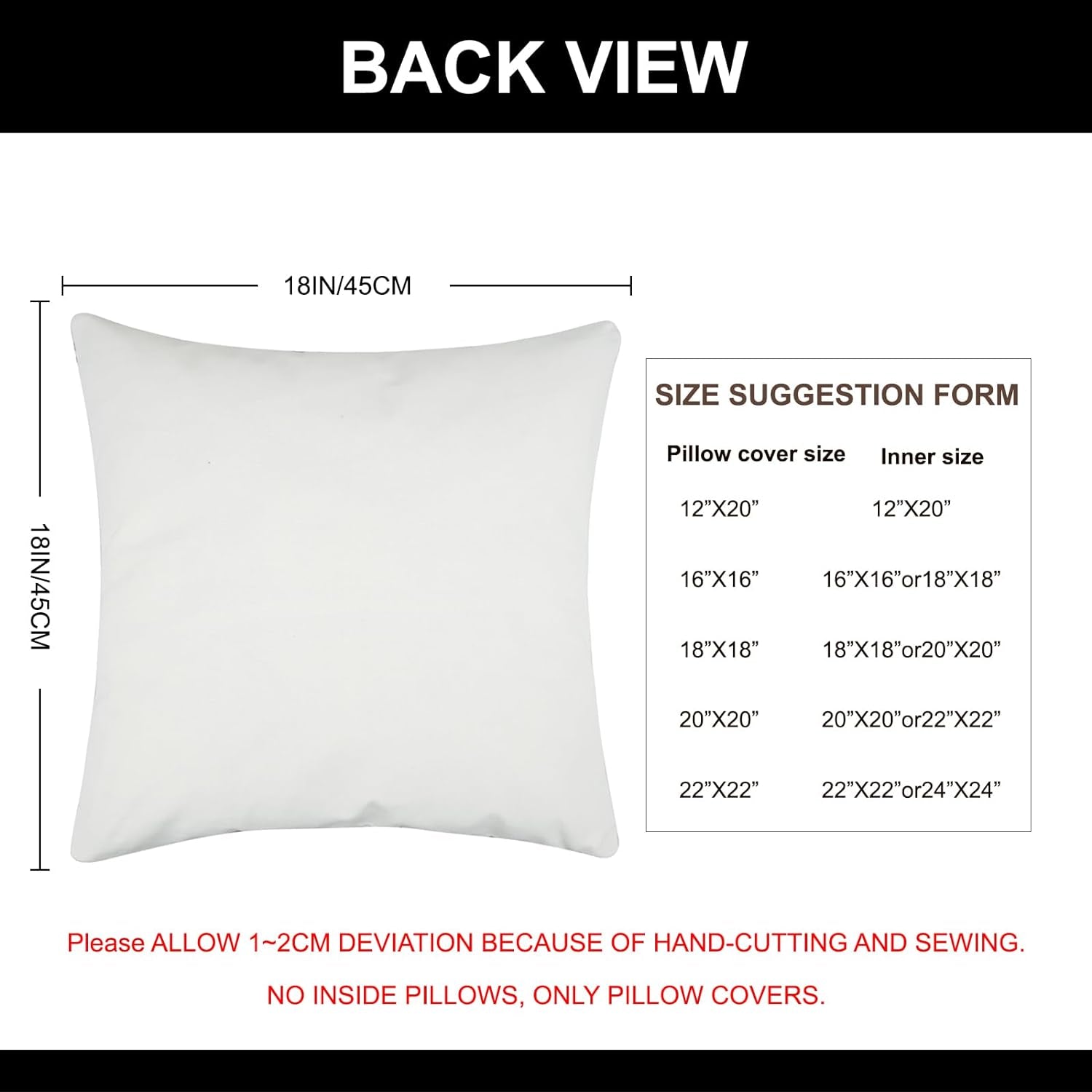 20X20 Pillow Covers Set of 2 Farmhouse Decor Stripe Patchwork Linen Modern Faux Leather, Gray