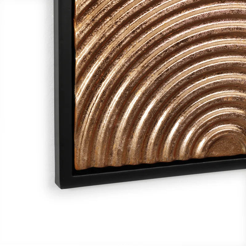 Modern Abstract Wall Art on Metal