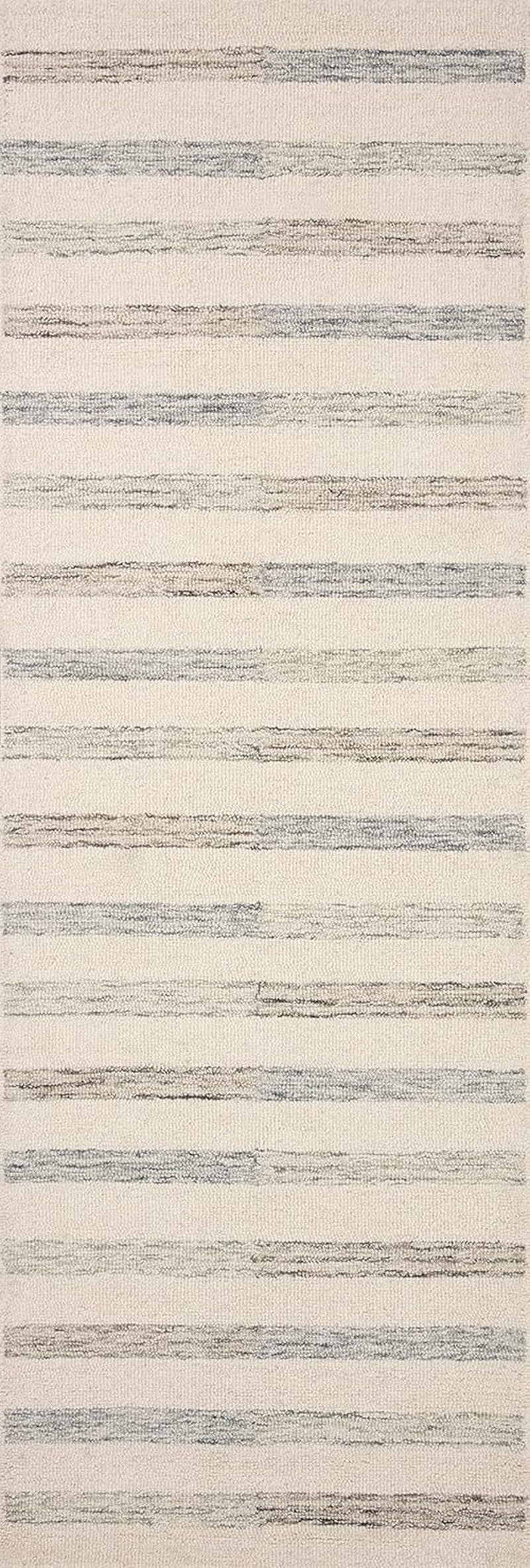 Chris Loves Julia, Chris Collection CHR-05 Ivory/Slate 2'-3'' X 3'-9'', .50" Pile Height, Accent Rug
