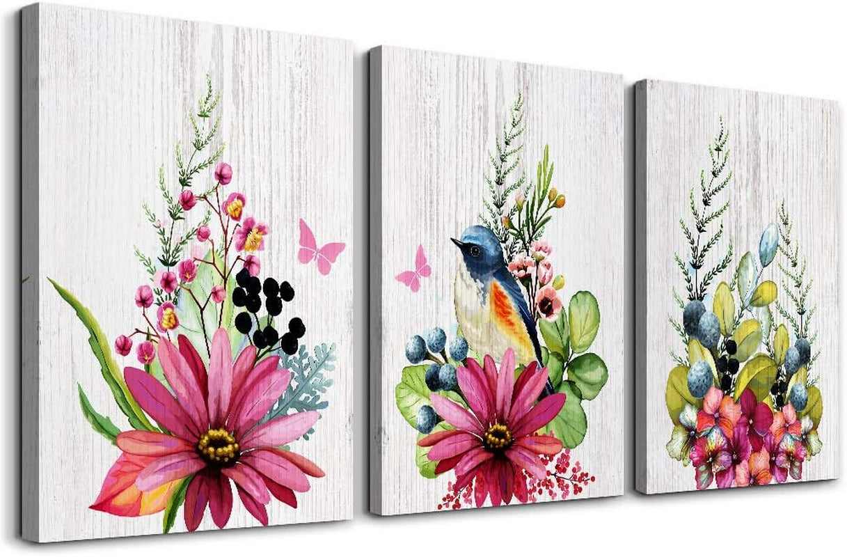 Wall Decorations for Living Room Canvas Wall Art, 16"X24"Inch, Total 3 Panels