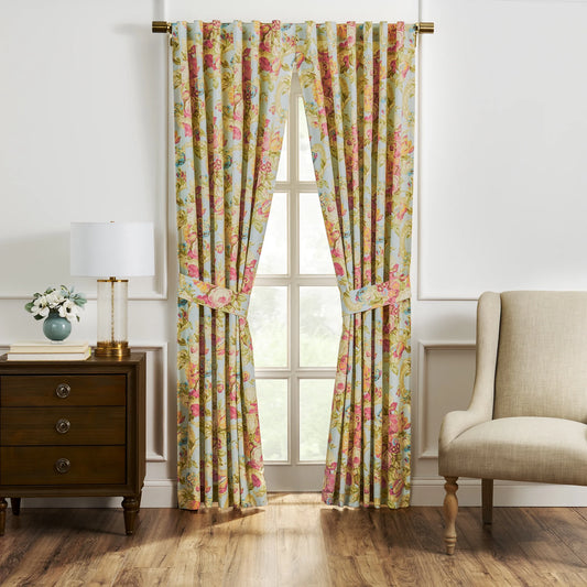 Spring Bling Vapor Curtain Collection – Window Panels - 100% Cotton - Elegant Textured Look - 52" X 84"