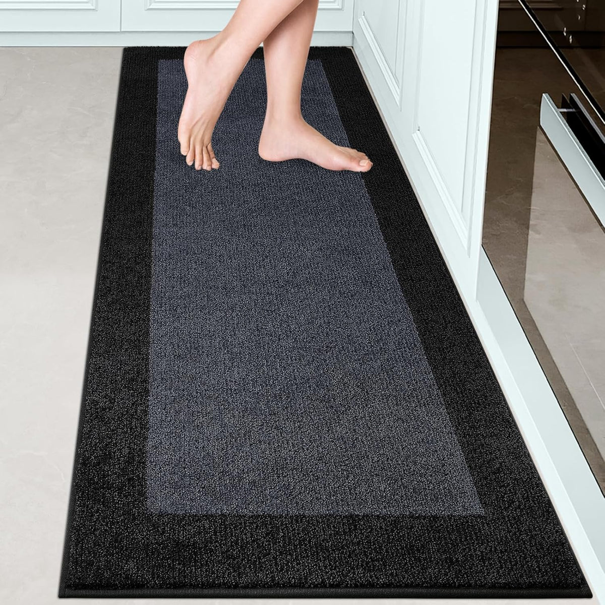 Kitchen Rug 24" X 70", Hallway Runner Rug for Floor Roll Packing