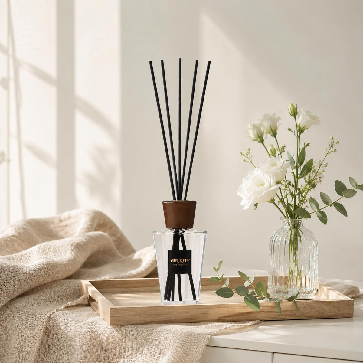 Reed Diffuser for Home, Lavender Eucalyptus, 5.1 Fl Oz (150 Ml)