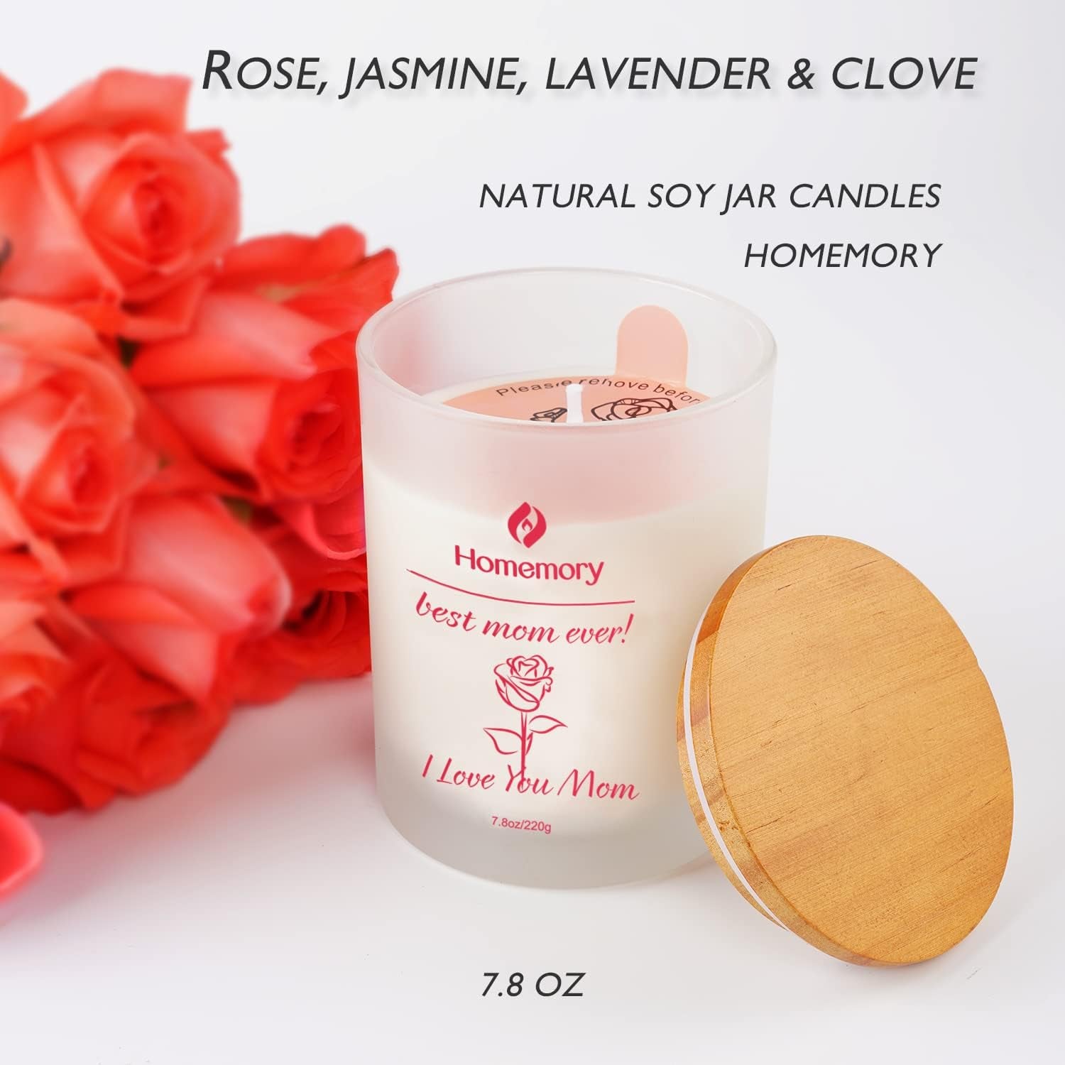 Rose Scented Aromatherapy Candle 