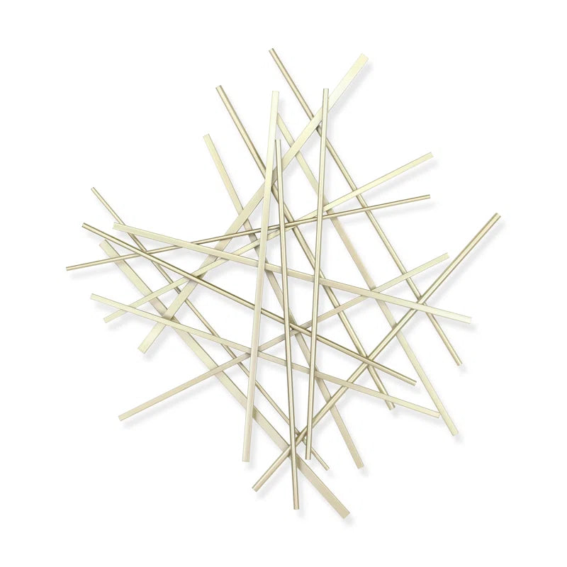 Handmade Modern Abstract Wall Decor on Metal