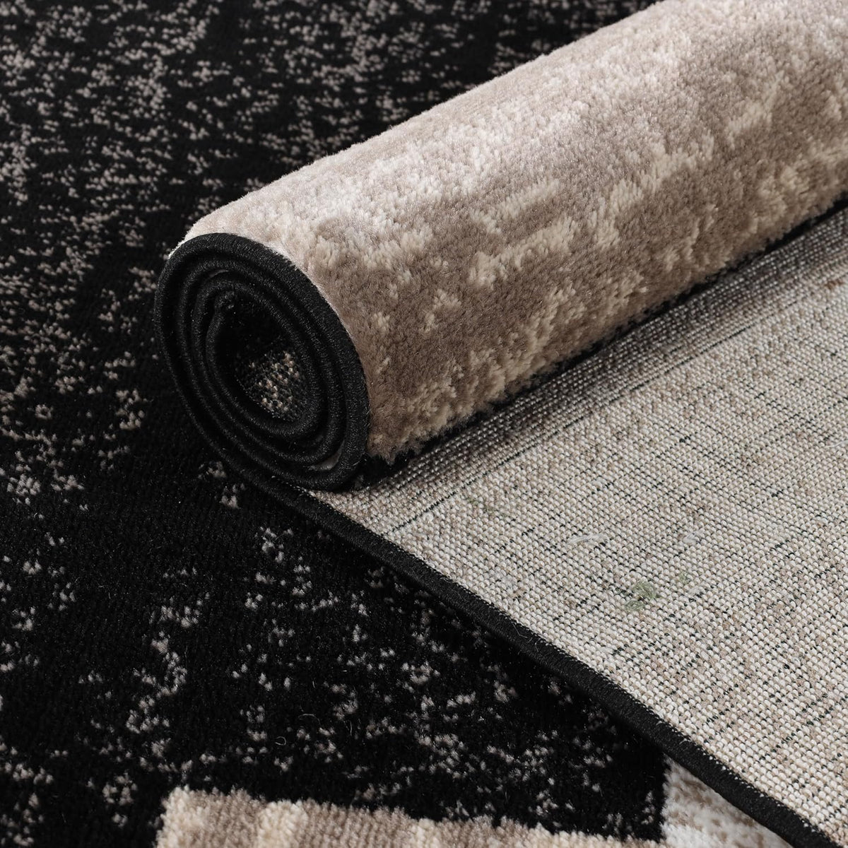 Rockwood Modern Geometric Indoor Area Rug, 3'X5', Ivory Beige