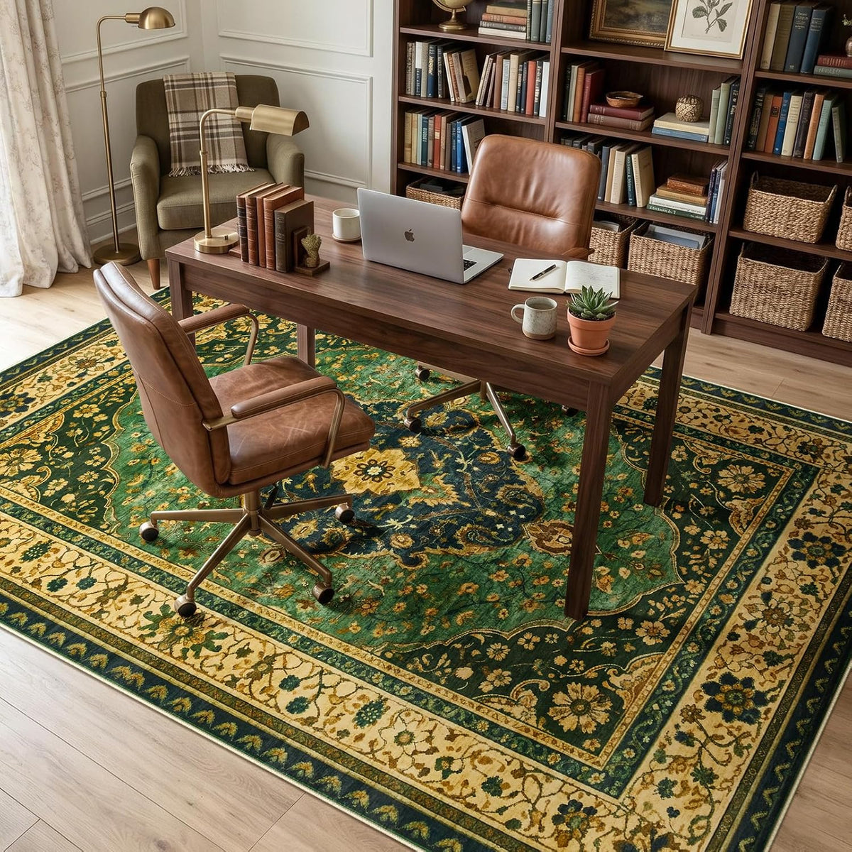 5X7 Rug for Living Room, Washable Rug for Bedroom Dining Room