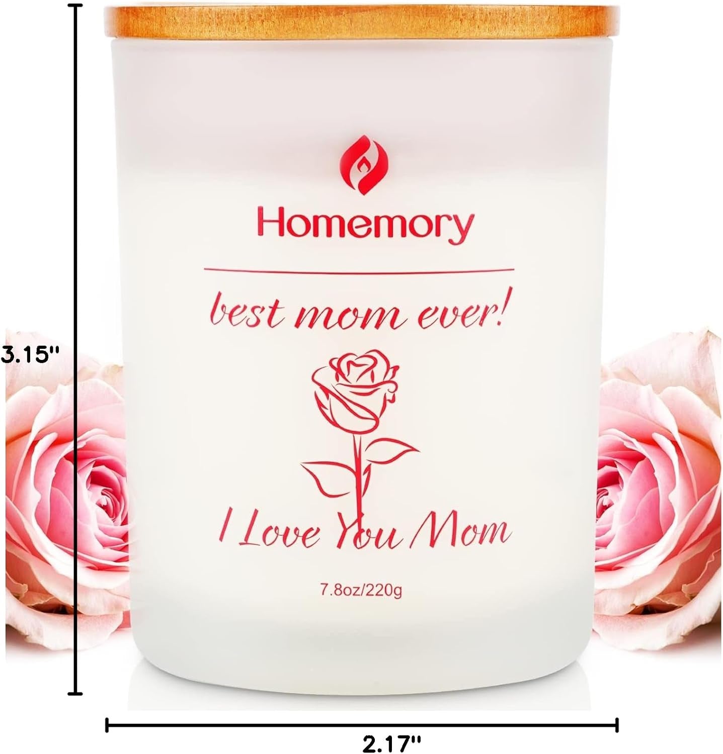 Rose Scented Aromatherapy Candle 