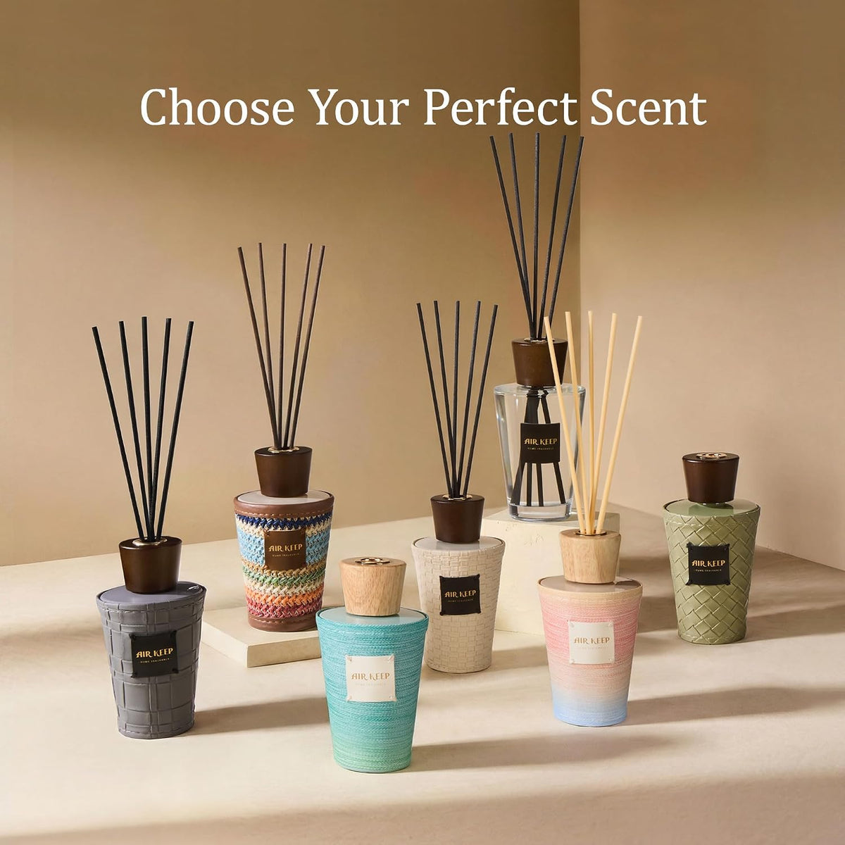 Reed Diffuser for Home, Lavender Eucalyptus, 5.1 Fl Oz (150 Ml)