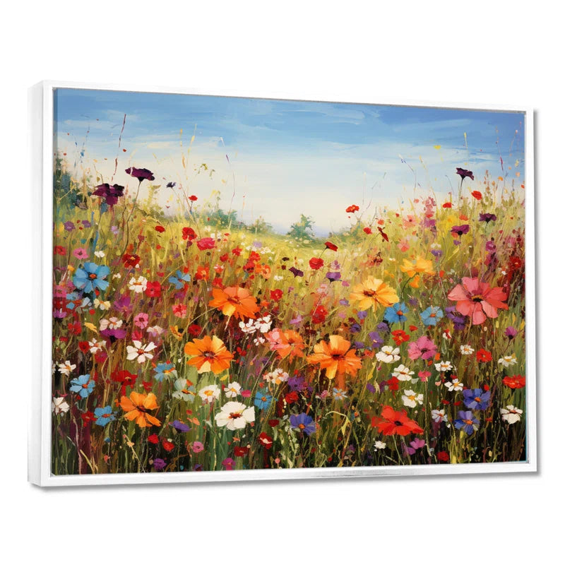 Colorful Wildflowers Meadow Blooms I - Wildflowers Wall Decor