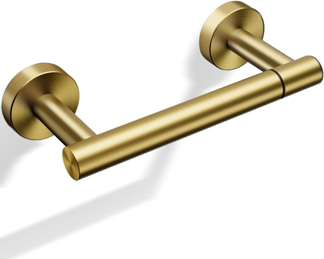 Day Moon™ Gold Toilet Paper Holder - Brushed Gold Toilet Paper Holder Wall Mount 