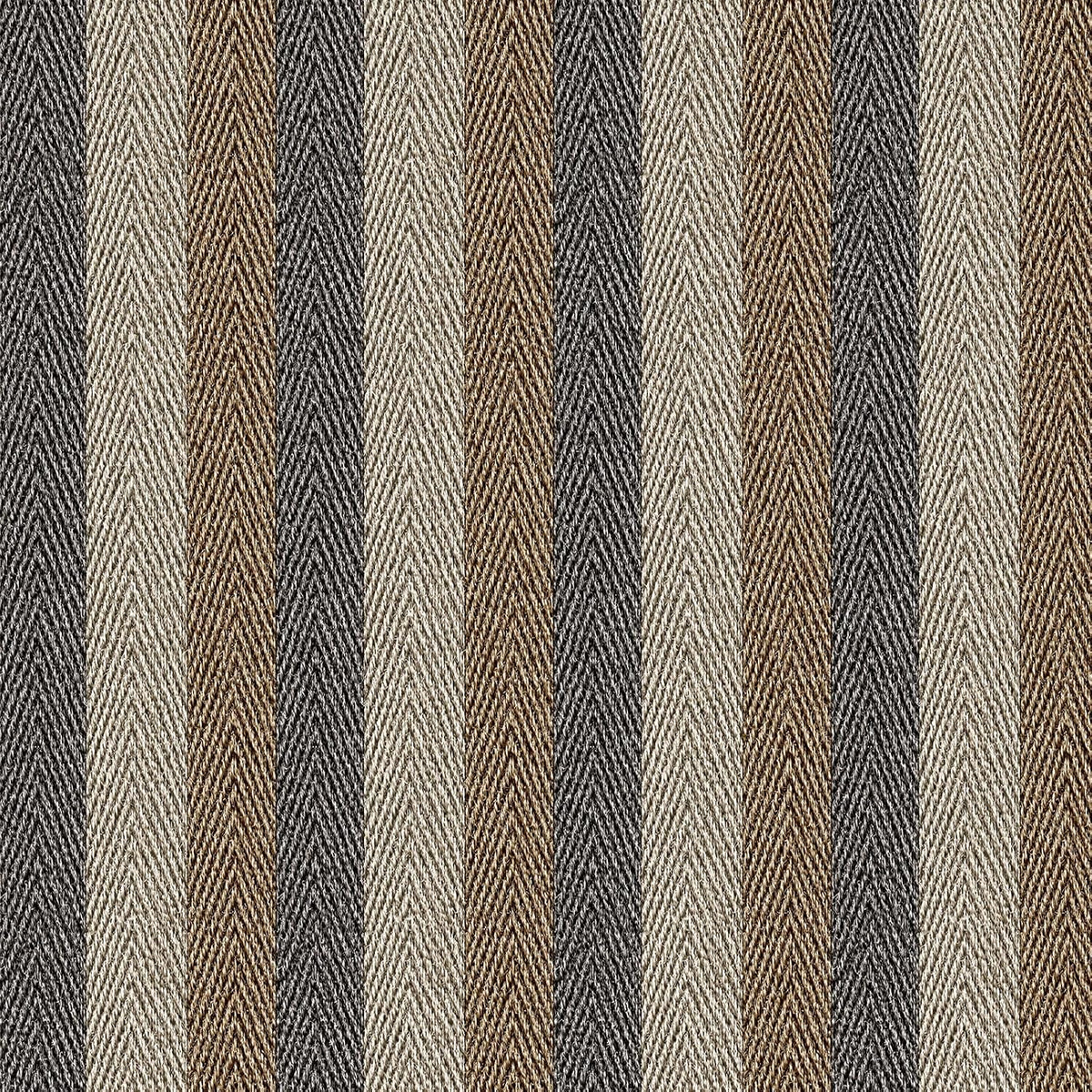 Textured Fabric Geometric Peel and Stick Wallpaper 17.3"X800" Black/Grey/Brown Stripes 