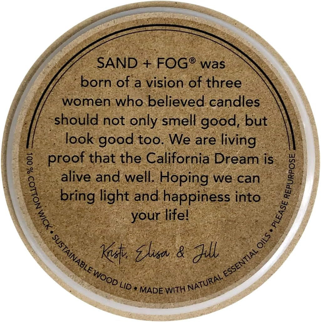 Scented Candle - California Beach House – Additional Scents and Sizes – 100% Cotton Lead-Free Wick - Luxury Air Freshening Jar Candles - Perfect Home Decor – 12Oz