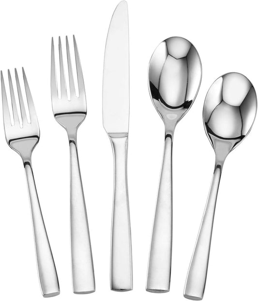 Delano 20-Piece Stainless Steel Flatware Set