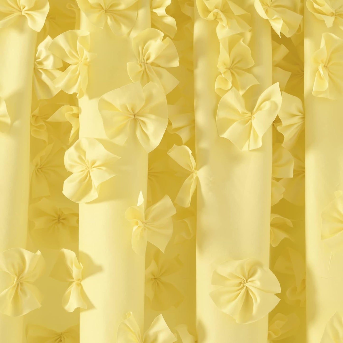 Riley Shower Curtain, 72" X 72", Yellow