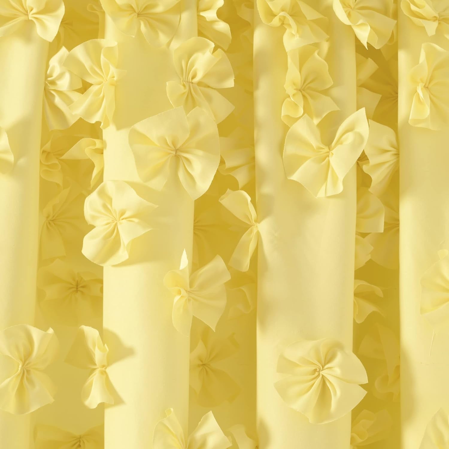 Riley Shower Curtain, 72" X 72", Yellow