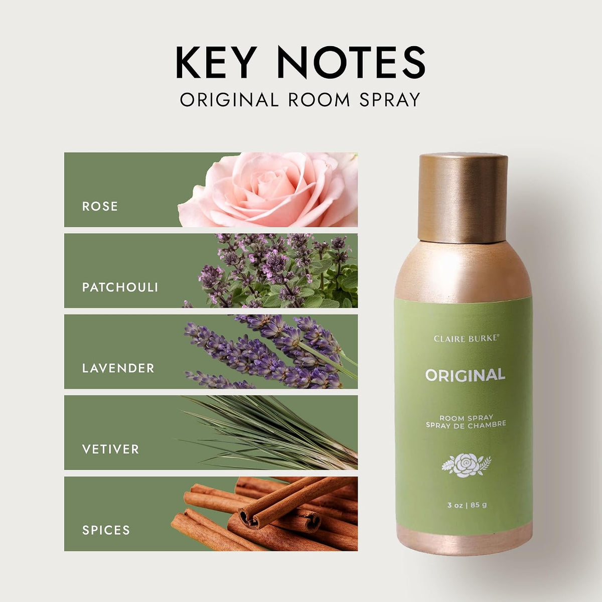 Original Scent Room Spray, 3 Oz - Fresh Home Fragrance & Air Freshener, Natural Scent Home Fragrance, Long Lasting Natural Air Freshener