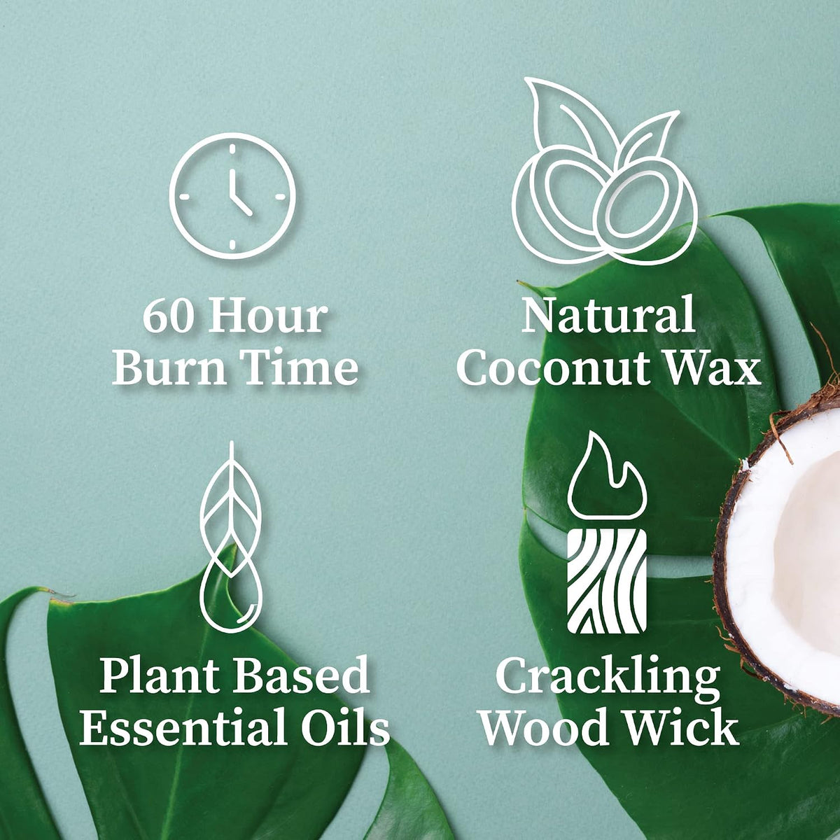 Smoked Palo Santo Apothecary Crackling Wood Wick Candle | 8 Oz
