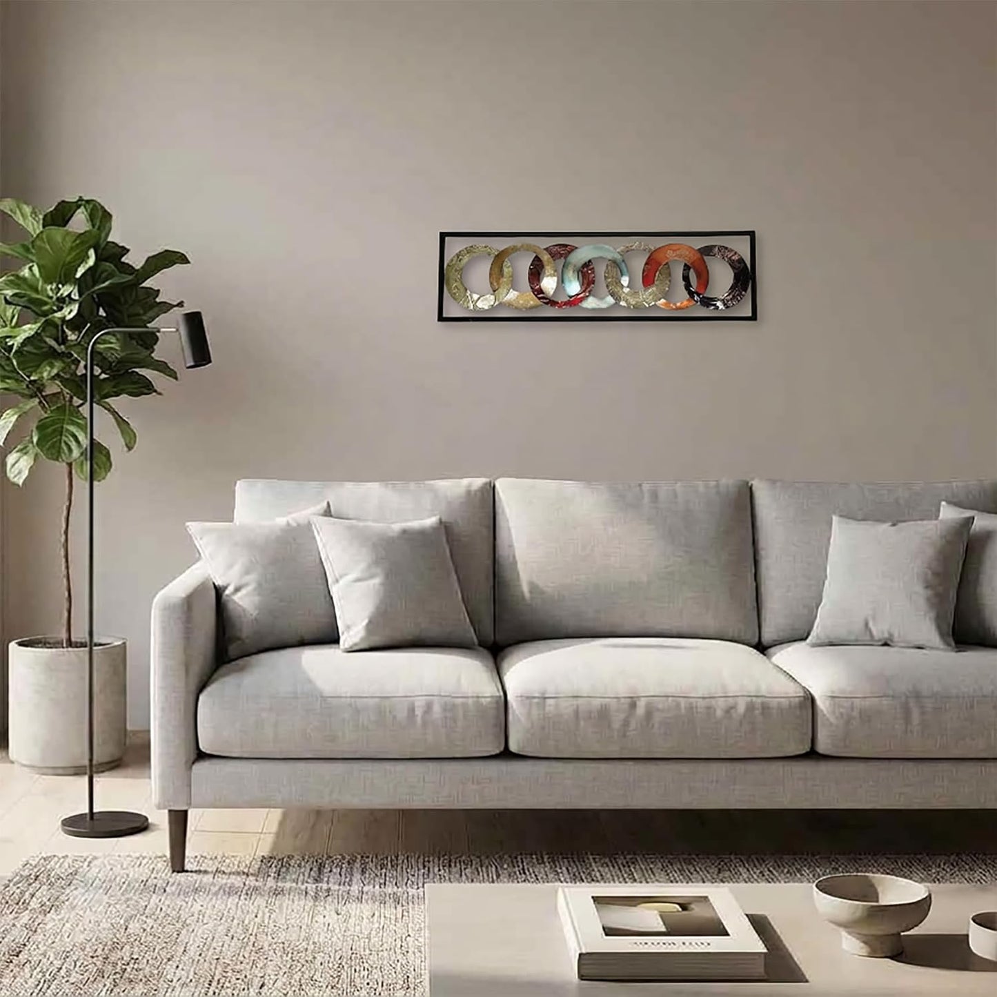 Metal Wall Décor 35" High. Ideal Gift for Home and Office