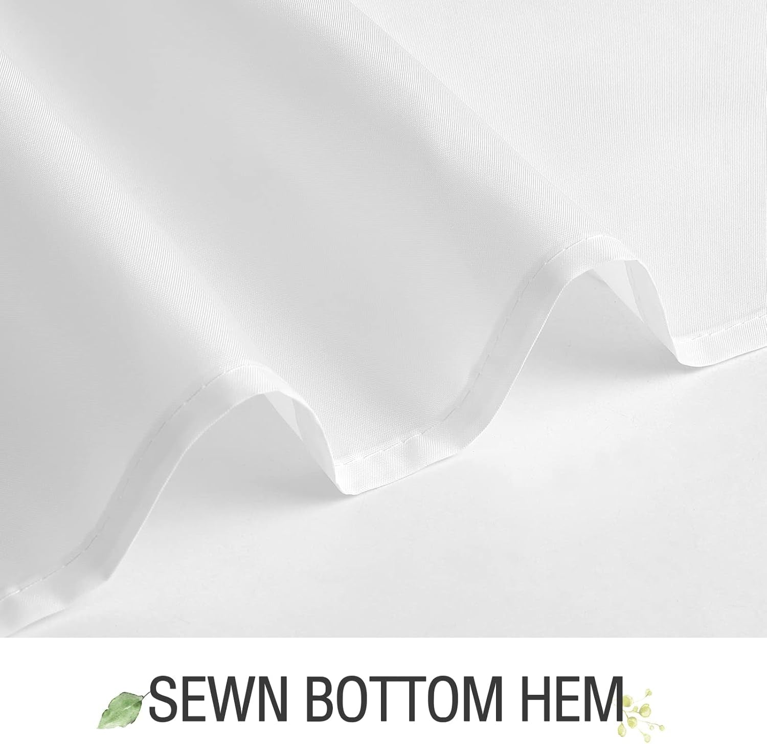 Burgundy Red Eucalyptus Shower Curtain, Watercolor Plant Leaves with Floral Bathroom Shower Curtain Set with Hooks, 72X72