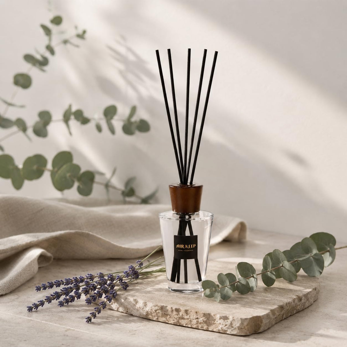 Reed Diffuser for Home, Lavender Eucalyptus, 5.1 Fl Oz (150 Ml)